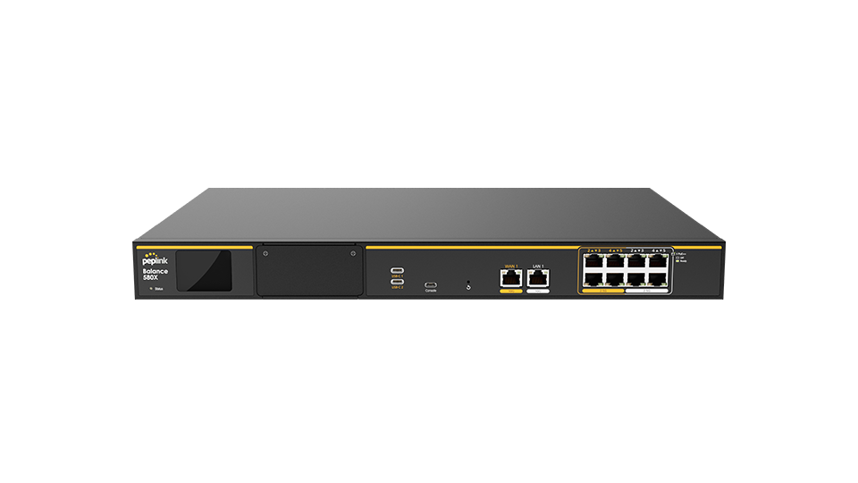 Peplink Balance 580X Enterprise SD-WAN Router | 10G Multi-WAN