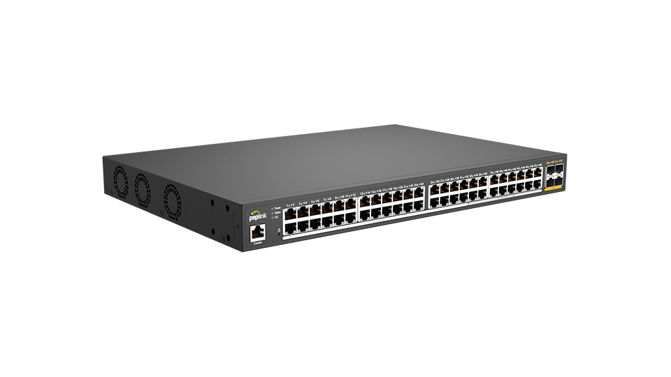 Peplink 48-Port Switch with 740W PoE Power Budget – MobileMustHave.com