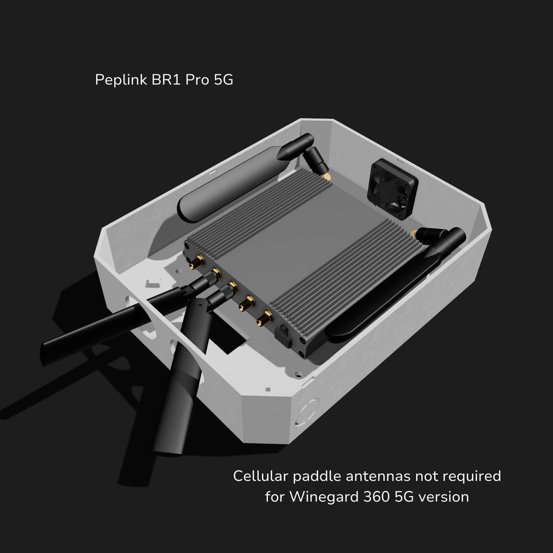 Basecamp Router Enclosure for Winegard 360+