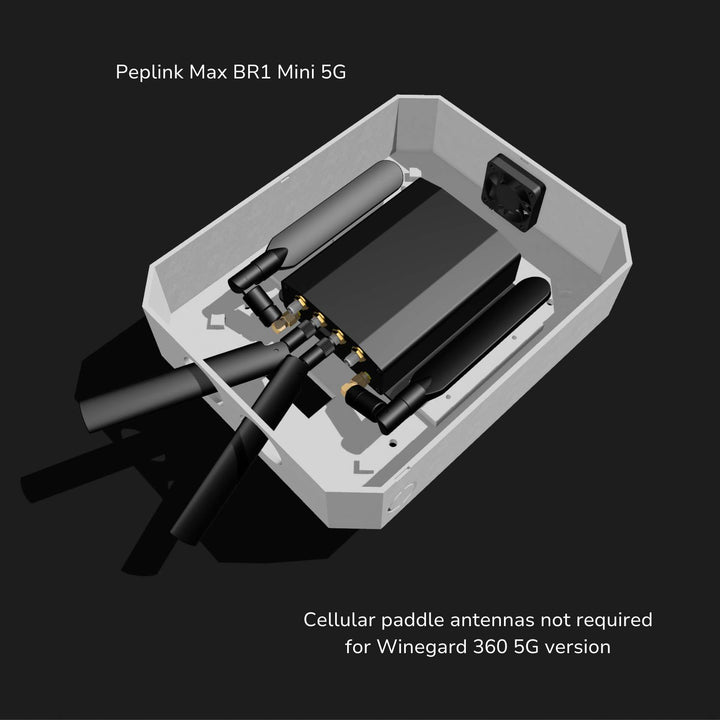 Basecamp Router Enclosure for Winegard 360+