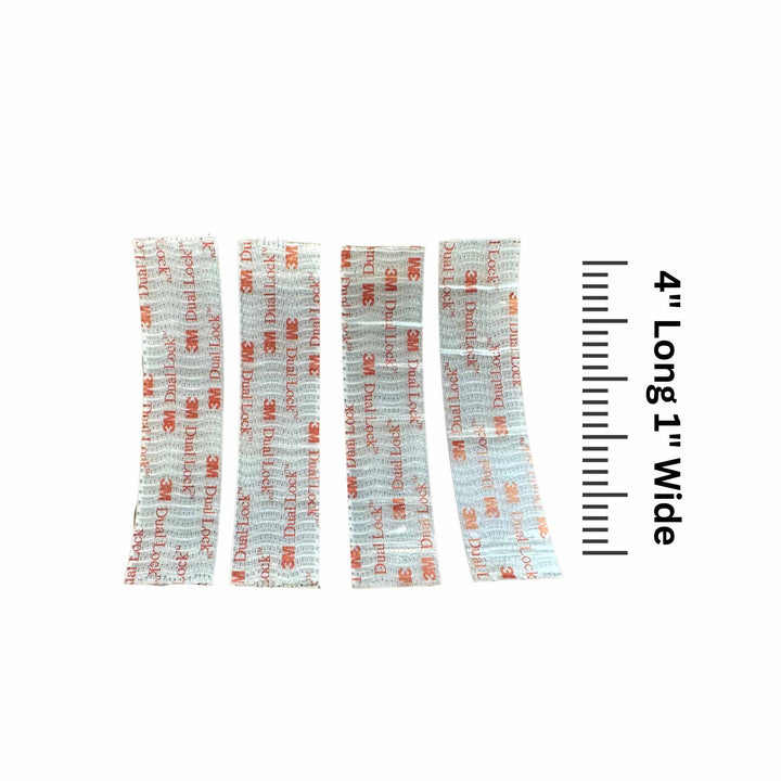 3M Dual Lock VHB 4" Adhesive Strips (4 Pack)