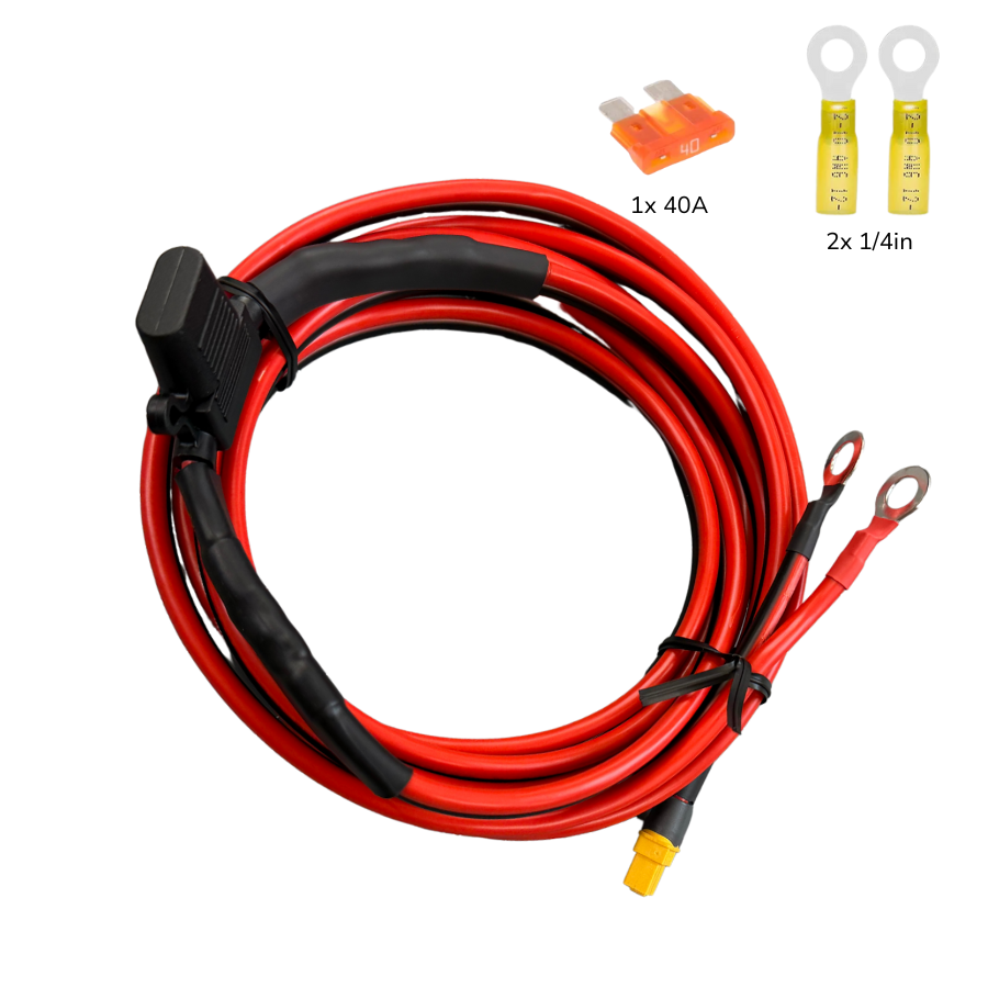 Fused XT60 DC Power Cable 10AWG - Starlink Performance Gen 3