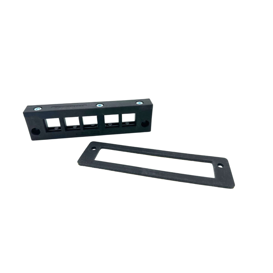 Rectangle Split Frame Cable Entry Frame - 5 Socket - 147mm x 39mm