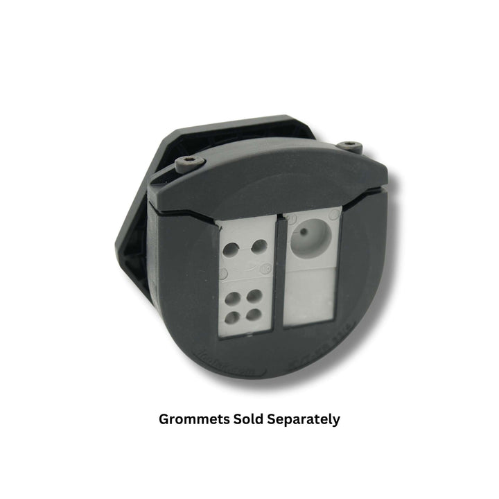 Round Split Frame Cable Entry Frame - 4 Socket - 75mm Diameter