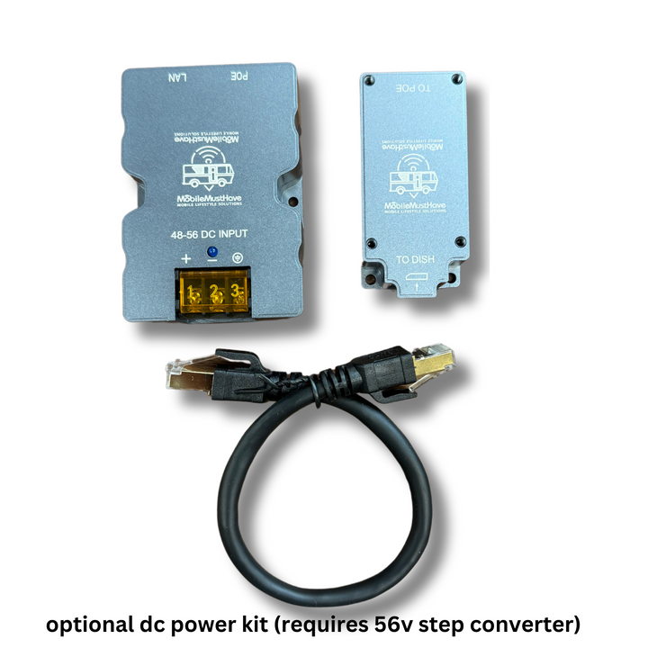 Flat High Performance Starlink Kit with Wedge Mount – Roof-Mounted Satellite Internet for RVs