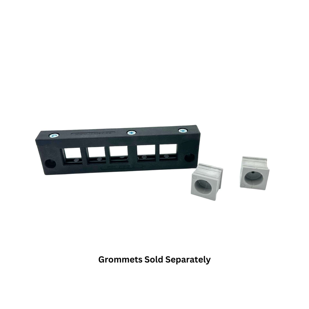 Rectangle Split Frame Cable Entry Frame - 5 Socket - 147mm x 39mm