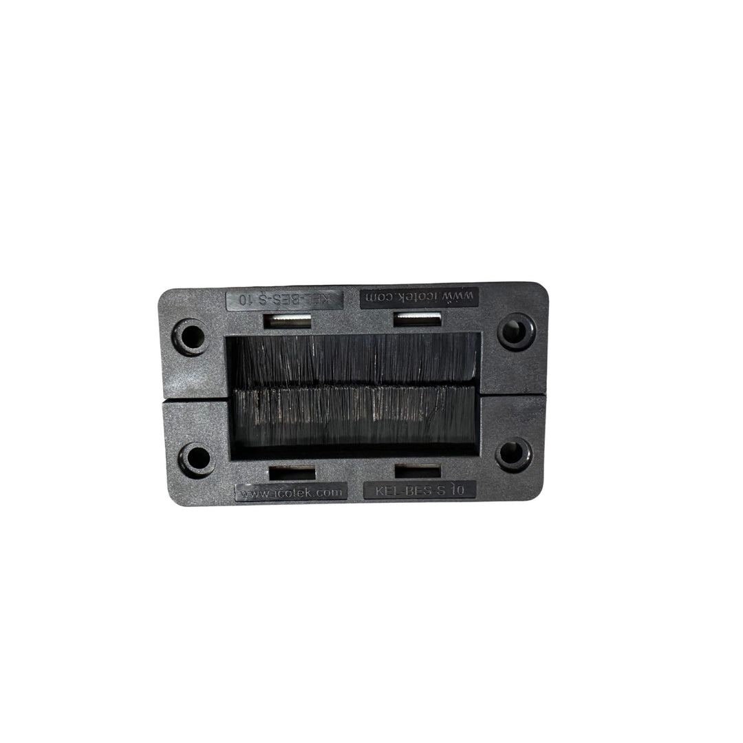 Rectangle Split Frame Interior Mount Cable Entry Brush Frame - 58mm x 100mm