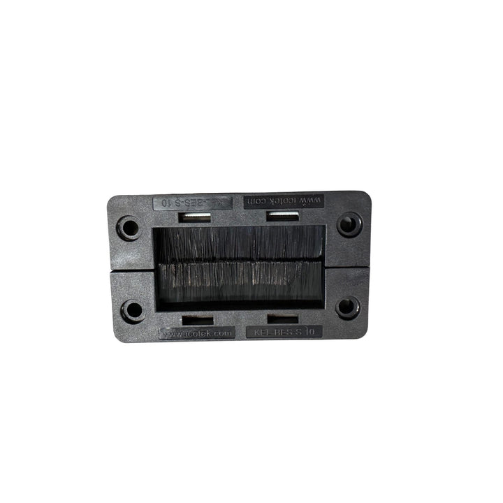 Rectangle Split Frame Interior Mount Cable Entry Brush Frame - 58mm x 100mm