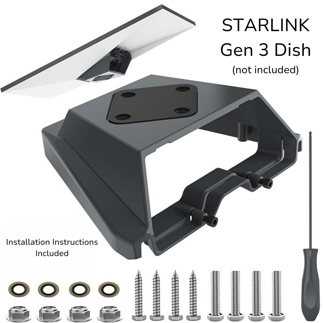 Starlink Gen 3 / Enterprise In Motion Metal Roof Mount