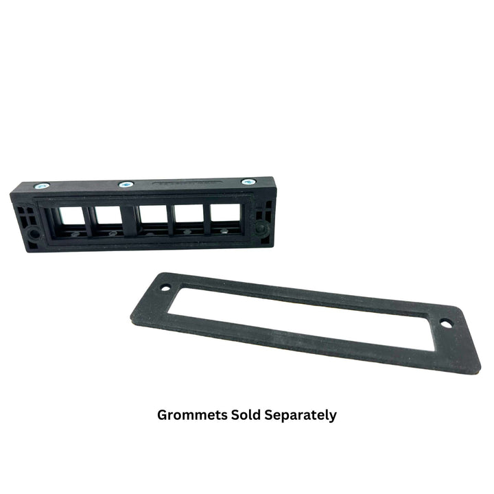 Rectangle Split Frame Cable Entry Frame - 5 Socket - 147mm x 39mm