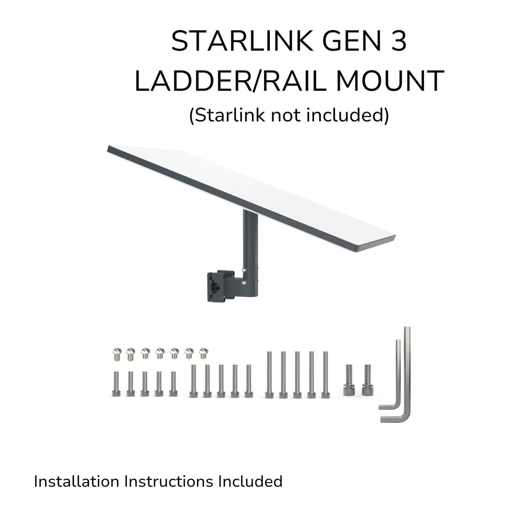 Starlink Gen 3 / Enterprise Ladder Rail Mount