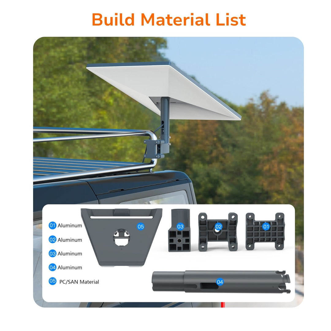 Starlink Gen 3 / Enterprise Ladder Rail Mount