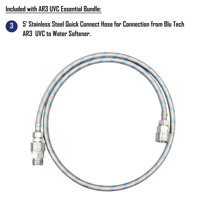 Blu Tech AR3 UVC RV Water Filter Bundle – Advanced 4-Stage UV Filtration System