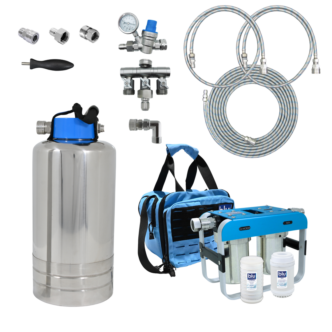 Blu Tech AR2 Elite Bundle  - Fully Equipped 2-Stage Filtration System