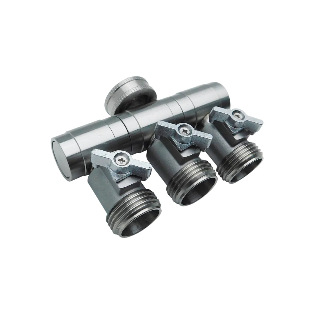 Blu Tech 3-Way Stainless Steel Splitter