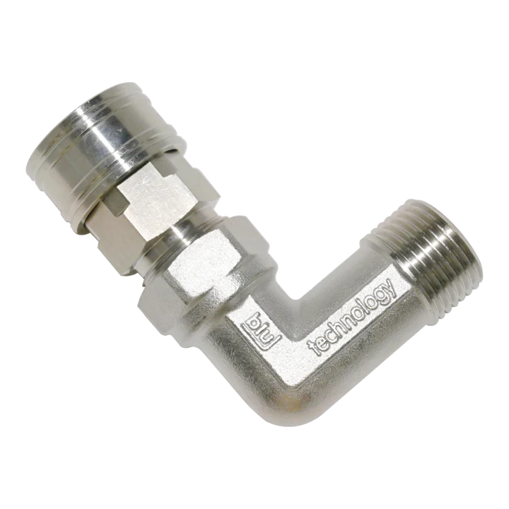 Blu Tech 90-Degree Adapter w/ Quick Connects (Female)