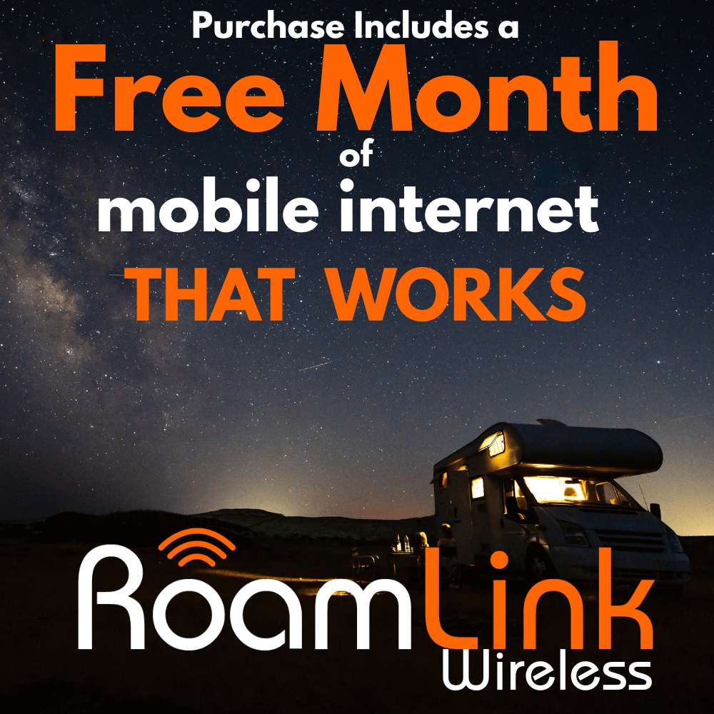 Promo - Free month of Roamlink data with purchase of a router