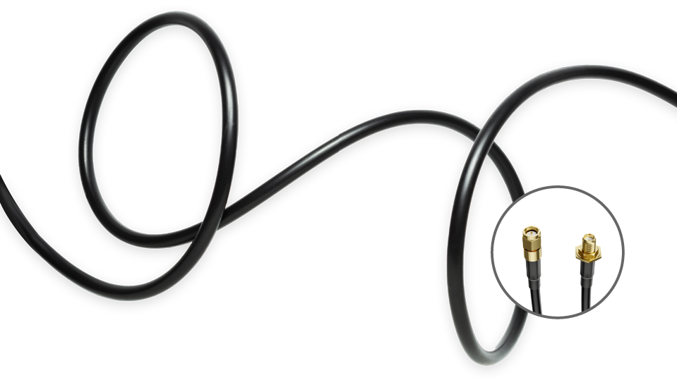 Peplink QMA Male to QMA Female Connector 15 Foot Cable