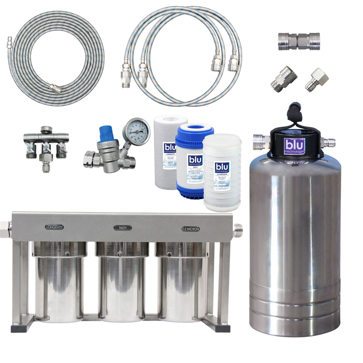 3-Stage RV Water Filter Bundle – Premium Filtration for Travel Trailers & Campers