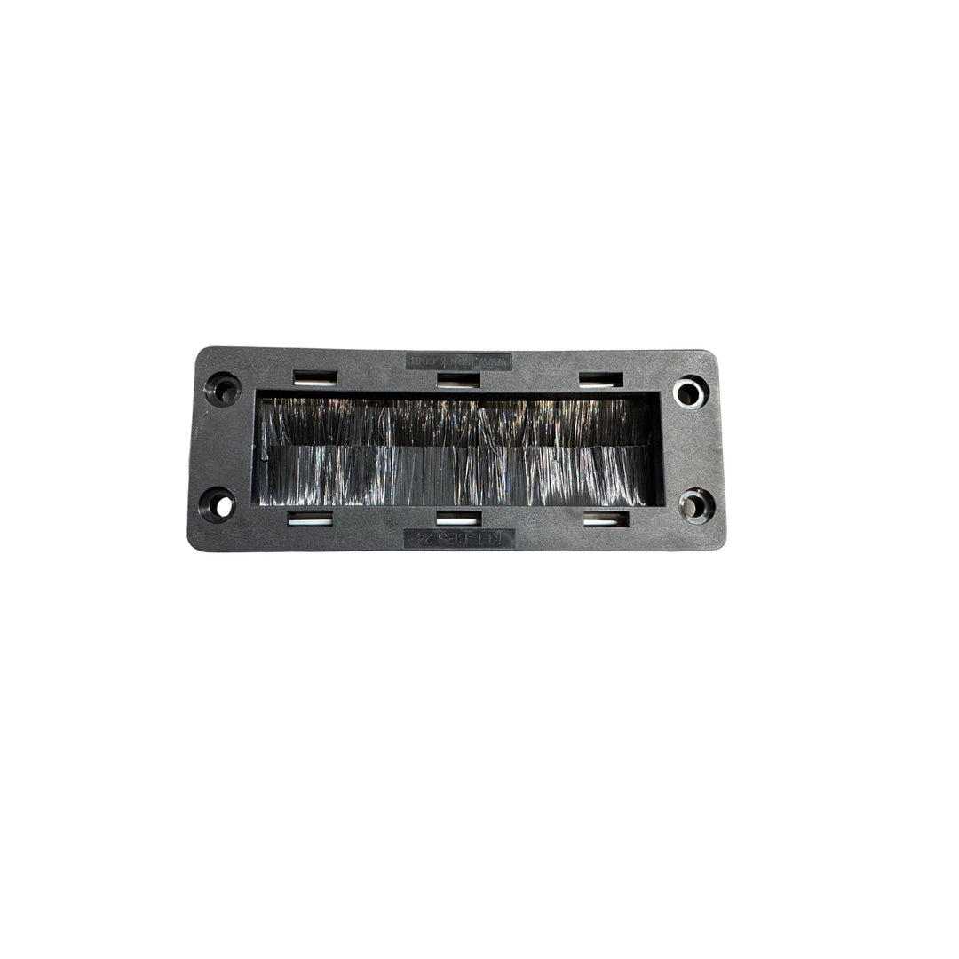 Rectangle Frame Interior Mount Cable Entry Brush Frame - 58mm x 147mm