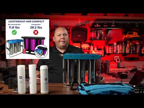 Blu Tech XLT RV Water Filter Bundle – Extra Capacity Filtration for Long-Term Travel