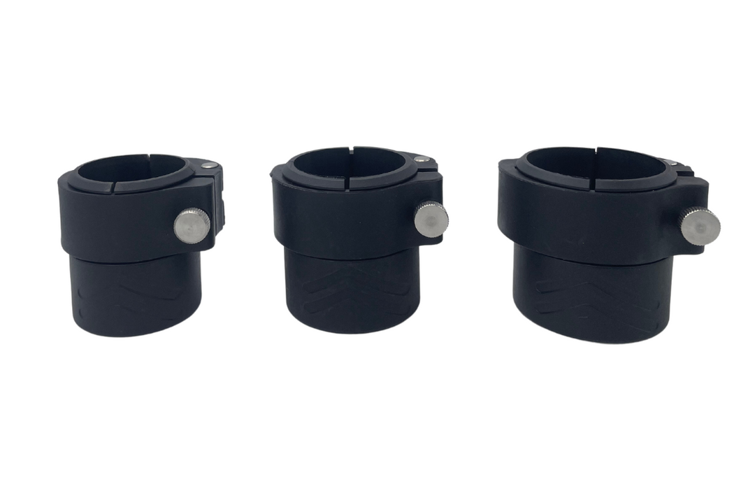 Replacement Fulcrum Clamps for 20' Telescoping Fiberglass Mast in Carbon Black