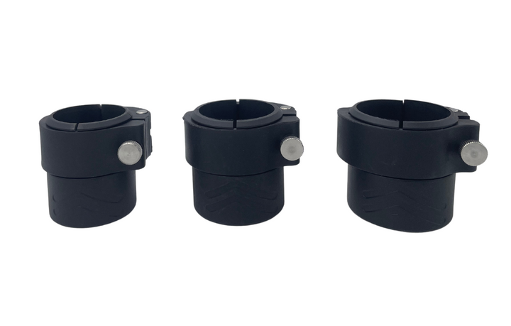 Replacement Fulcrum Clamps for 20' Telescoping Fiberglass Mast in Carbon Black