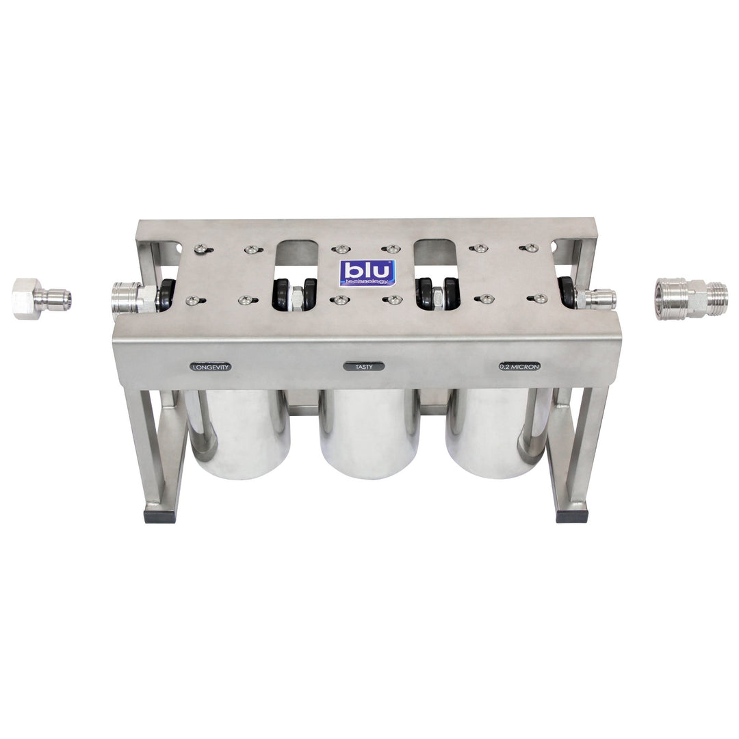 Blu Tech MR3, 3-Stage In-Line .2 Micron Portable Water Filtration System