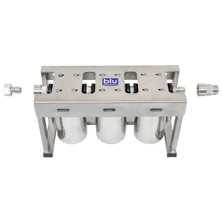 Blu Tech MR3, 3-Stage In-Line .2 Micron Portable Water Filtration System