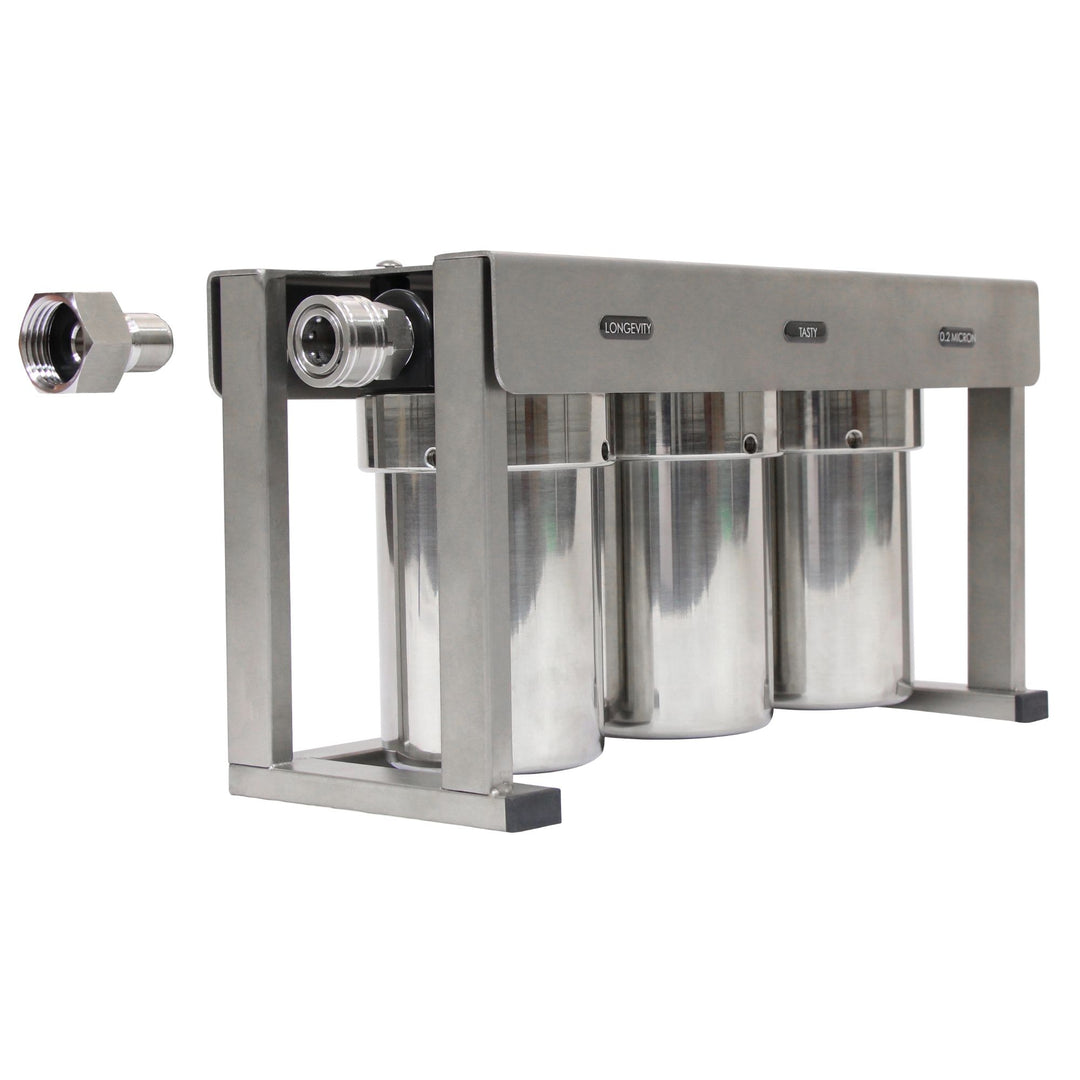 Blu Tech MR3, 3-Stage In-Line .2 Micron Portable Water Filtration System