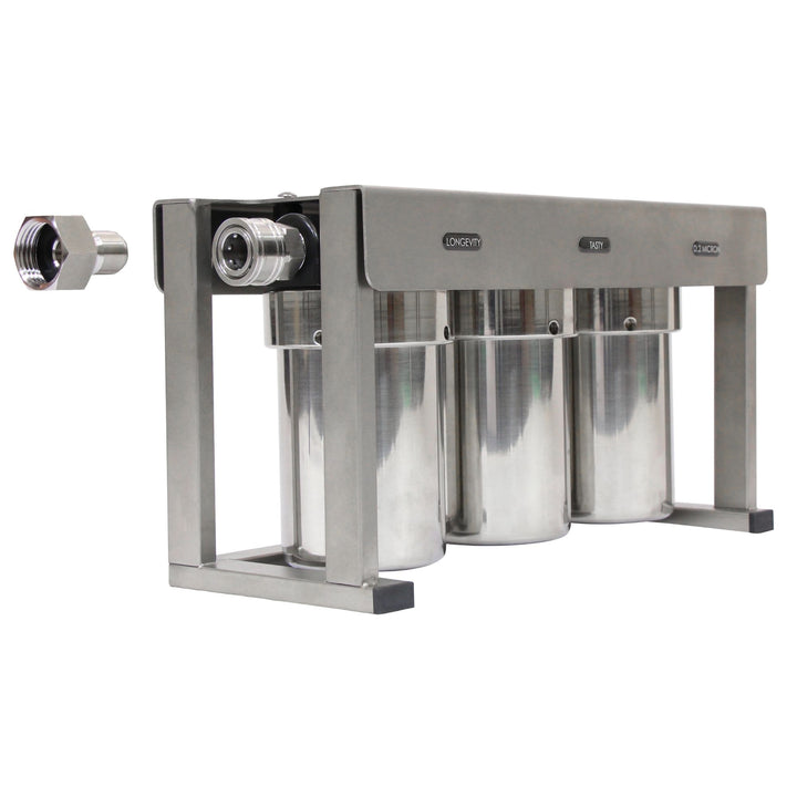 Blu Tech MR3, 3-Stage In-Line .2 Micron Portable Water Filtration System