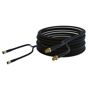 5 Meter, 2-in-1 SMA Male to Female Antenna Extension Cable, 2x2 MIMO