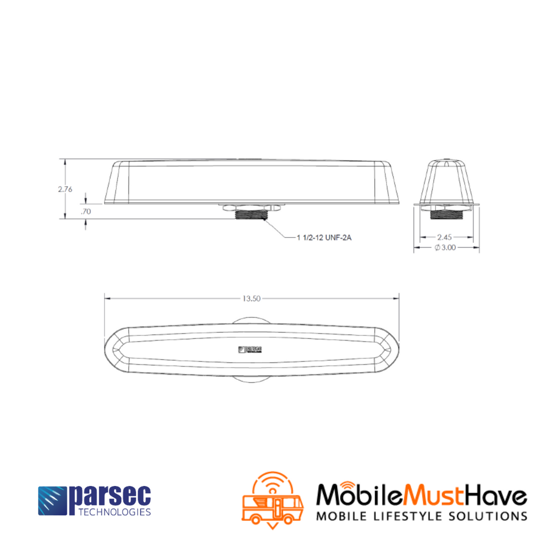 Australian Shepherd 7-in-1 Antenna