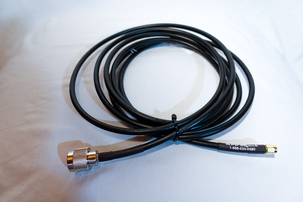 RP-SMA Male to N Male Low Loss CNT-240 50 Ohm Cable (LMR-240 Equivalent)