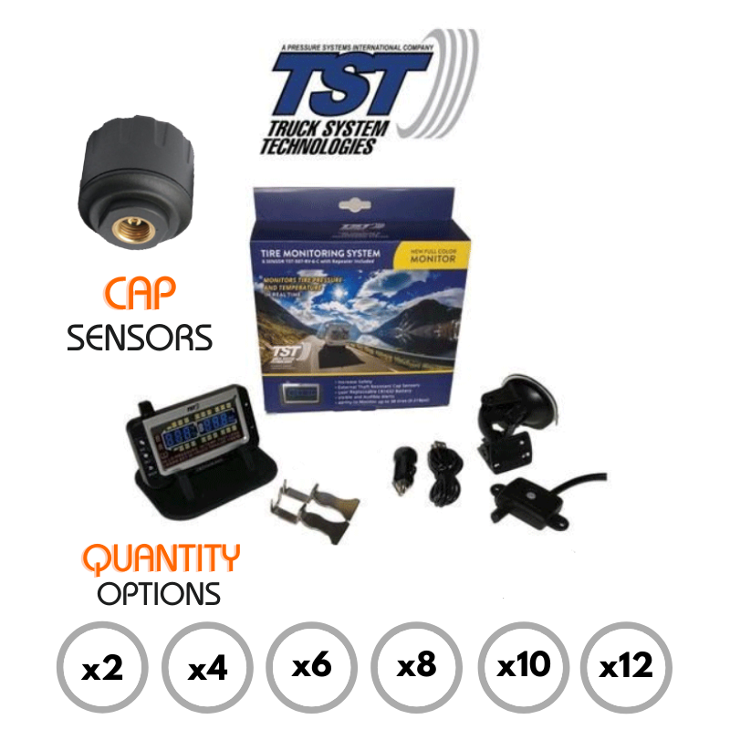 TST RV 2 Sensor TPMS with Repeater - Color Display - RecPro