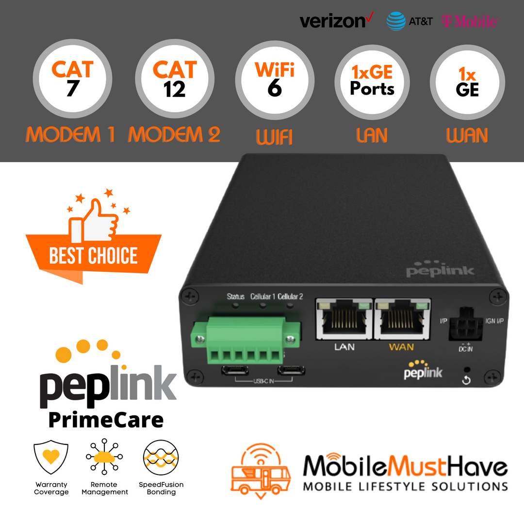 Peplink MAX Transit Duo Pro Mobile Router (Certified Pre-Owned)