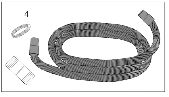 Thetford Sani-Con Turbo Retractable Hose Extension