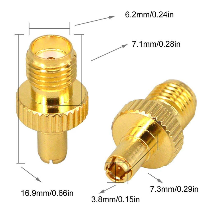 TS-9 to SMA Antenna Cable Adapter (2x) for MiFi Hotspot External Antenna