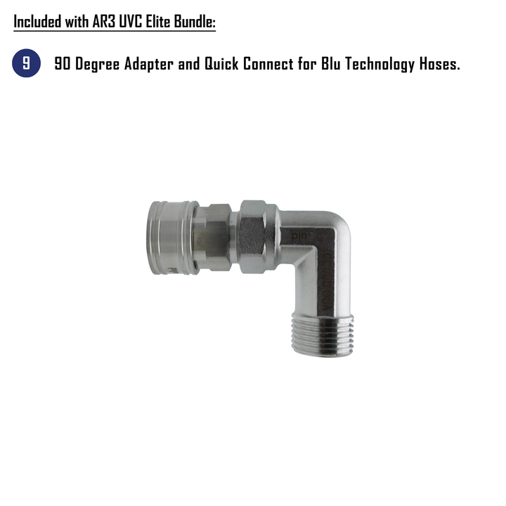 Blu Tech AR3 UVC ELITE Bundle Fully Equipped 4-Stage Filtration & Purification System