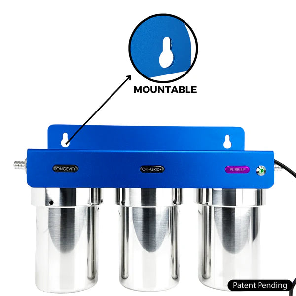 PURBLU TRIO LED UVC 4-Stage RV Water Filtration & Purification System