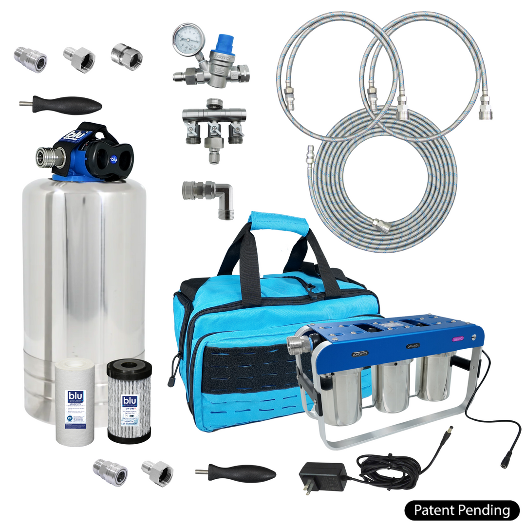 Blu Tech AR3 UVC ELITE Bundle Fully Equipped 4-Stage Filtration & Purification System