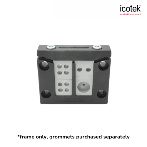 Rectangle Split Frame Cable Entry Frame - 4 Socket - 73mm x 58mm