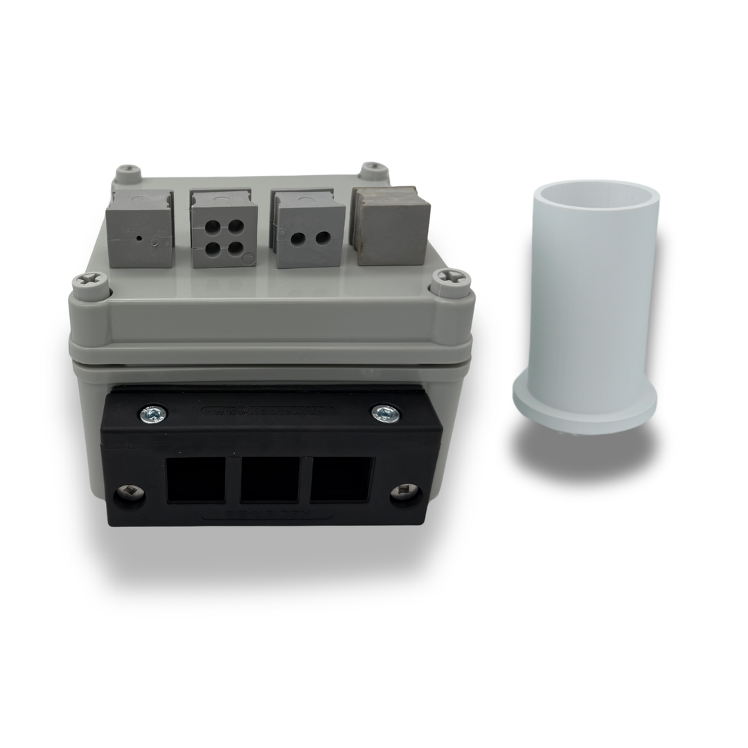 Compact Cable Entry Roof Box For Cellular, WiFi, Starlink, Solar for up to 12 Cables