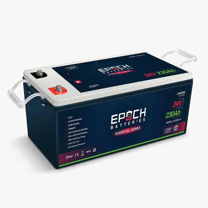 Epoch 24V 230Ah Essential Series LiFePO4 Battery (5.89kWh)