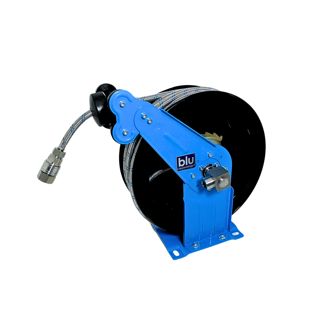 Blu Tech Stainless Steel Hose Reel w/ 50' Hose