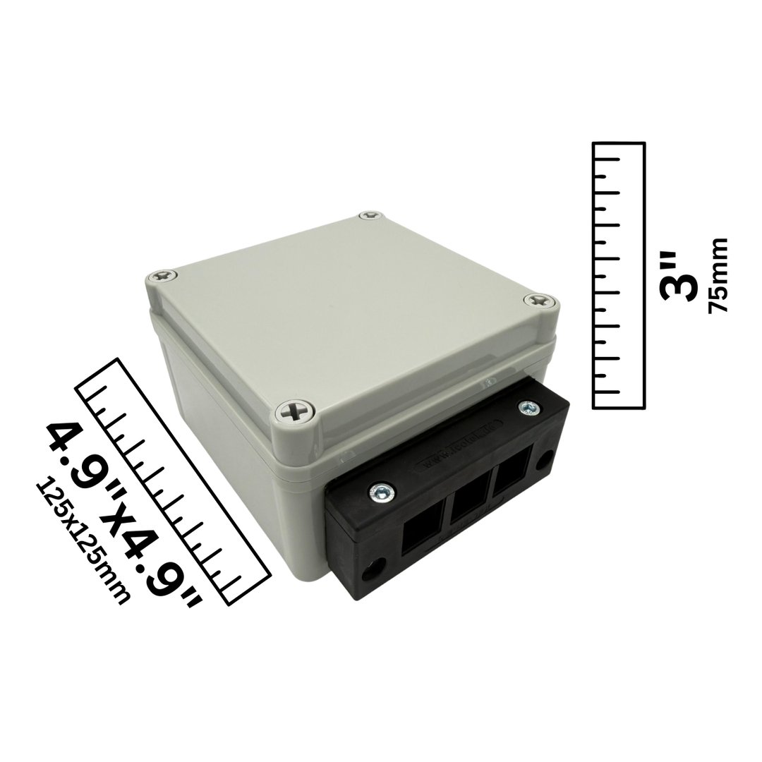 Compact Cable Entry Roof Box For Cellular, WiFi, Starlink, Solar for up to 12 Cables