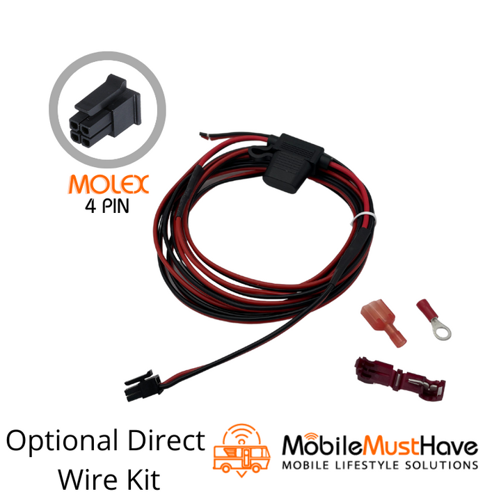 Peplink Direct Wire DC Power Cable with 4 Pin Molex