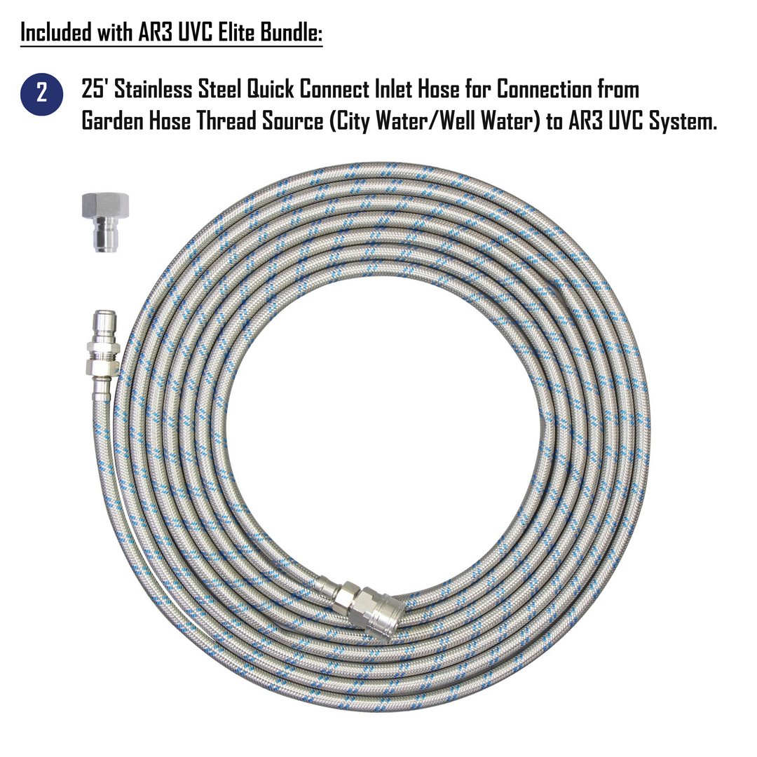 Blu Tech AR3 UVC ELITE Bundle Fully Equipped 4-Stage Filtration & Purification System