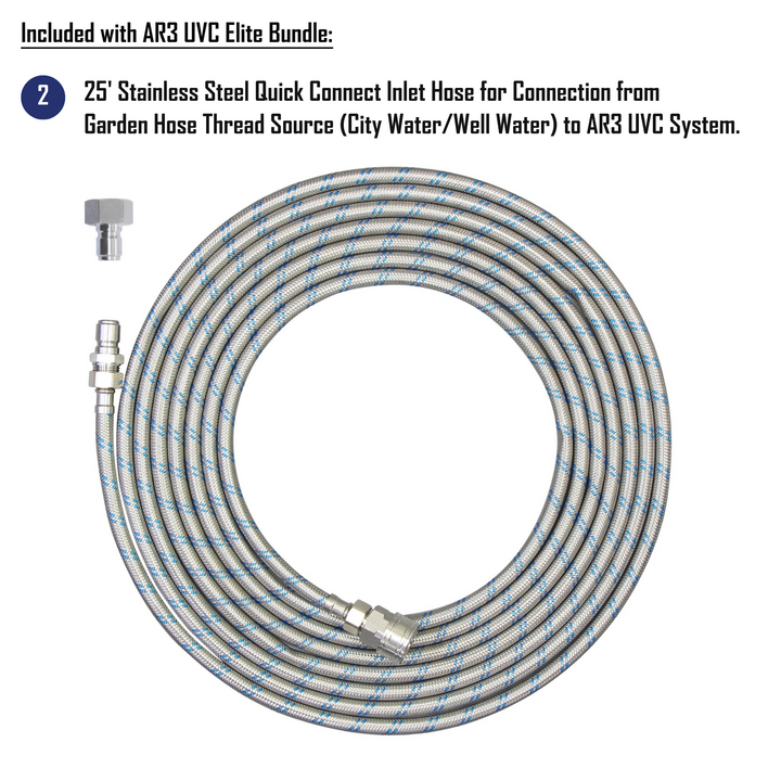 Blu Tech AR3 UVC ELITE Bundle Fully Equipped 4-Stage Filtration & Purification System