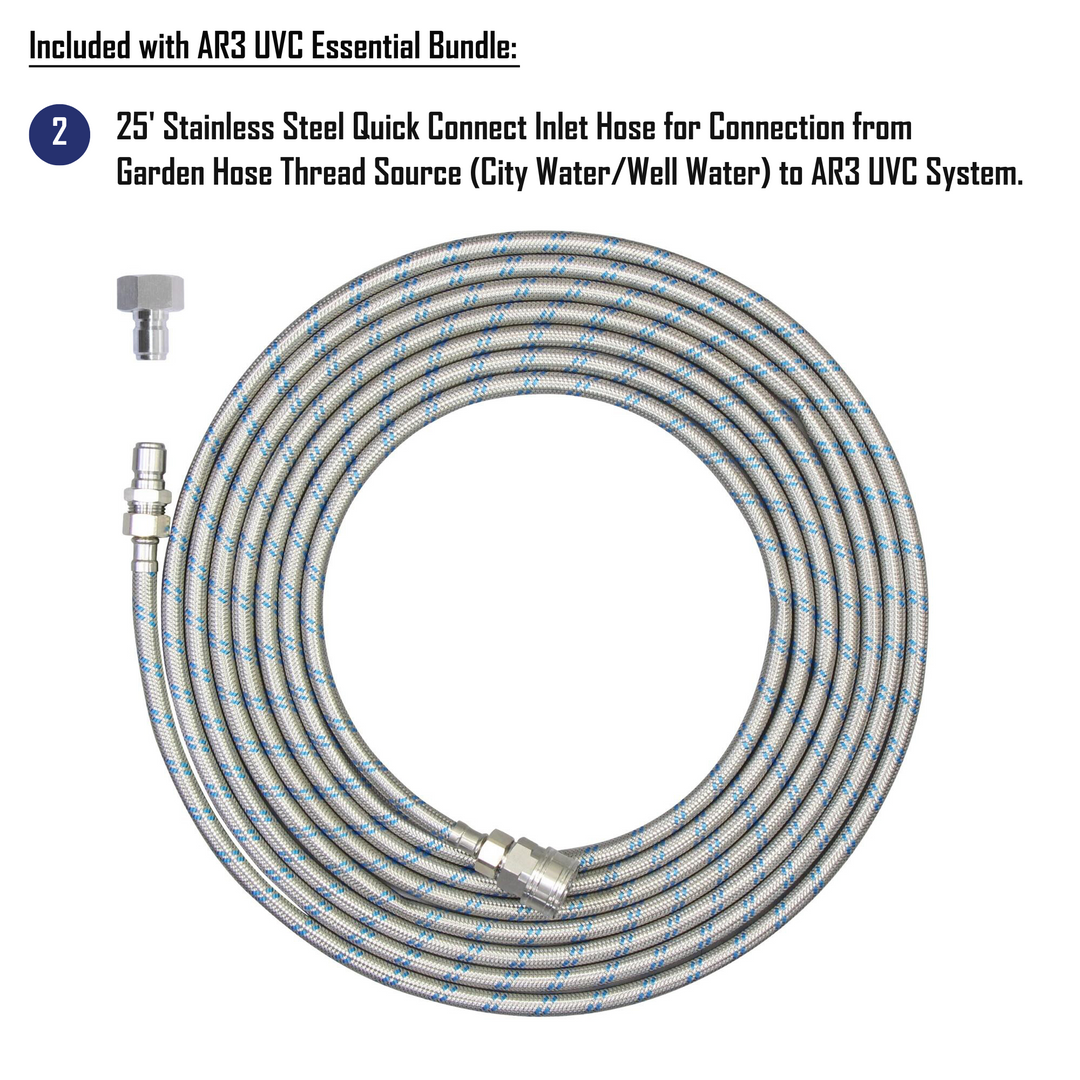 Blu Tech AR3 UVC Essential Bundle Fully Equipped 4-Stage Filtration & Purification System